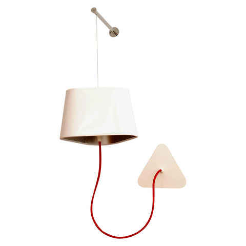 Designheure - lámpara de pared-Designheure-PETIT NUAGE - Applique Blanc/Argent avec bras | Ap